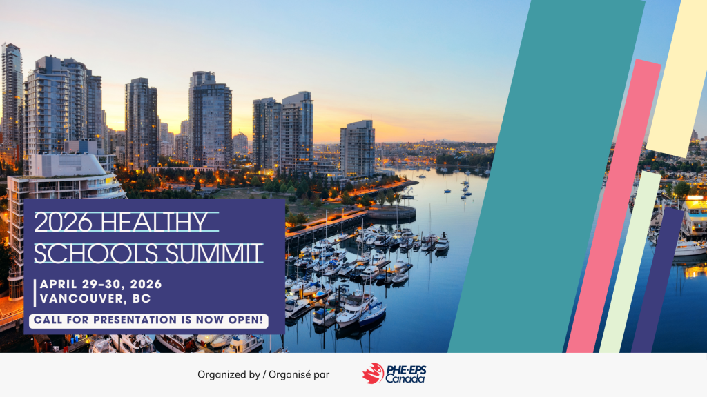 Promotional image for the upcoming 2026 Healthy School Summit in Vancouver.
