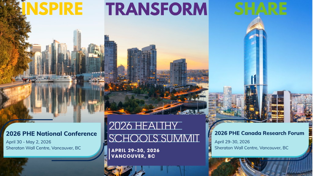 Announcement for the upcoming 2026 PHE Canada Events