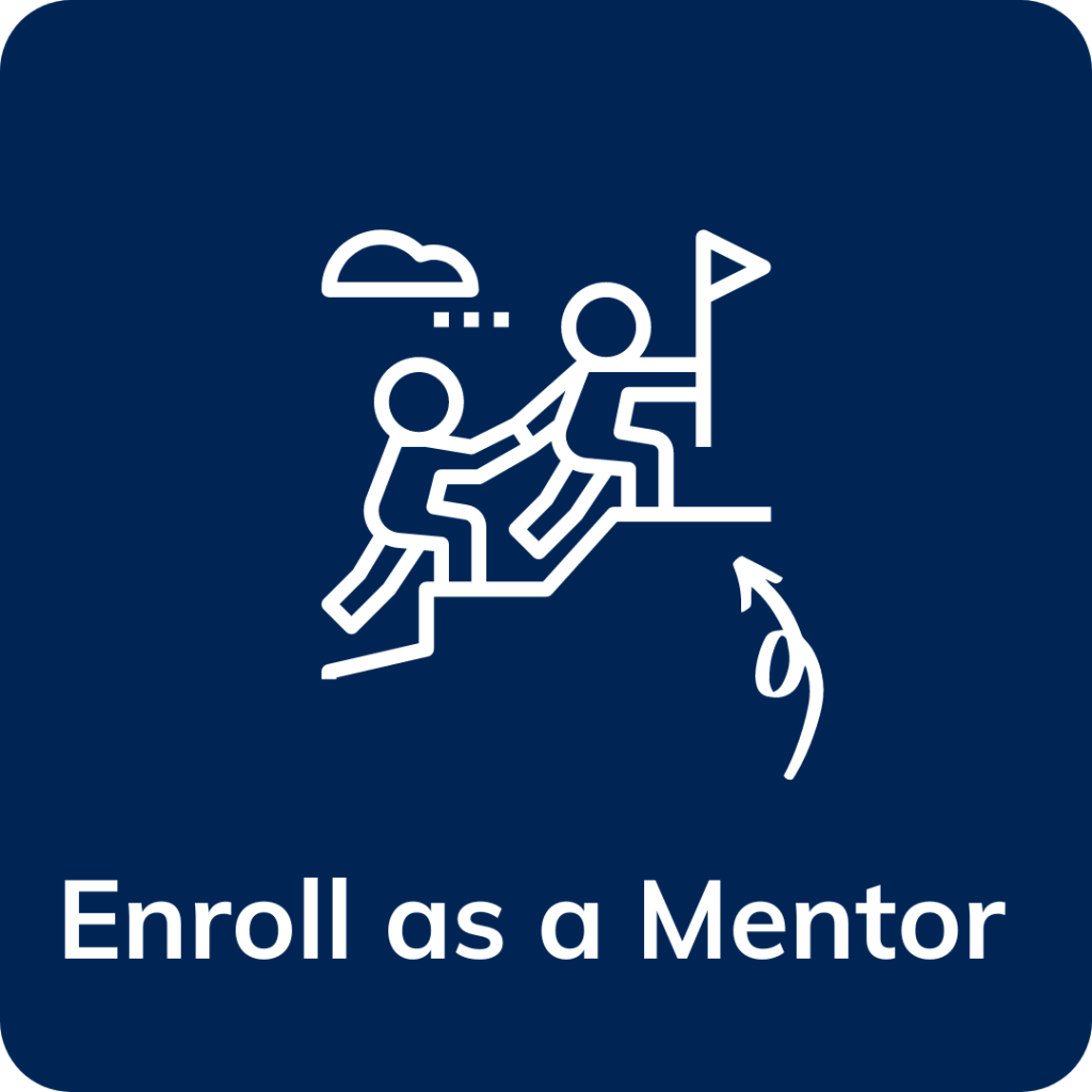 Enroll as a Mentor button