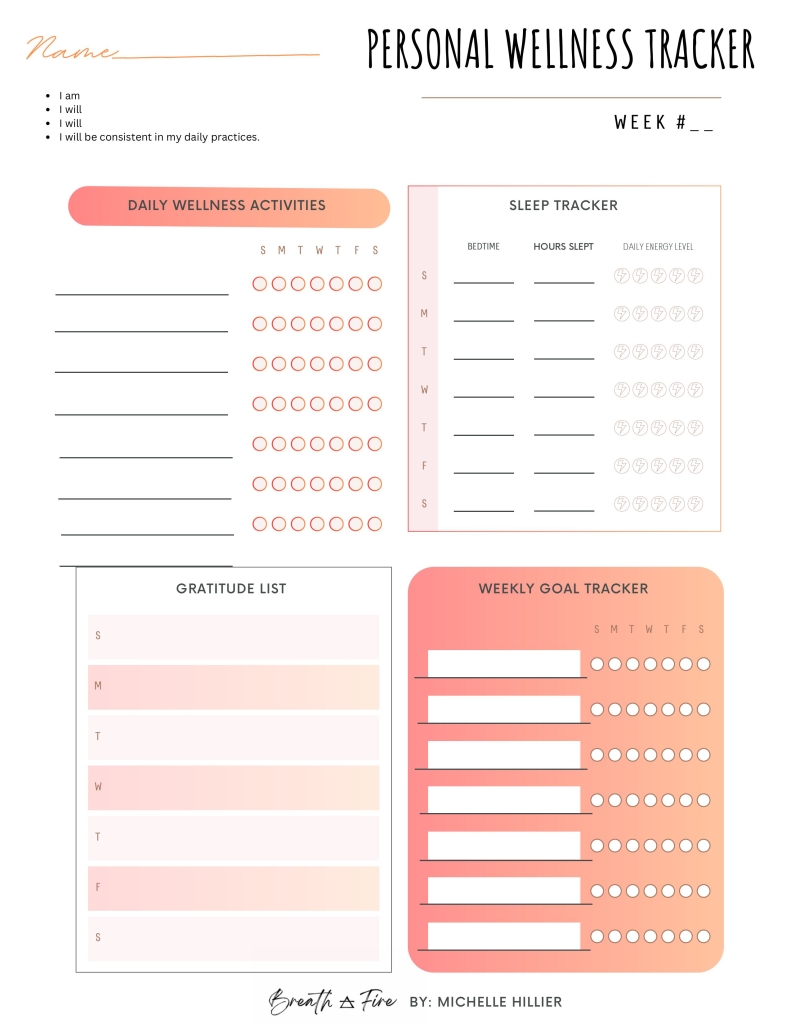 PERSONAL WELLNESS TRACKER