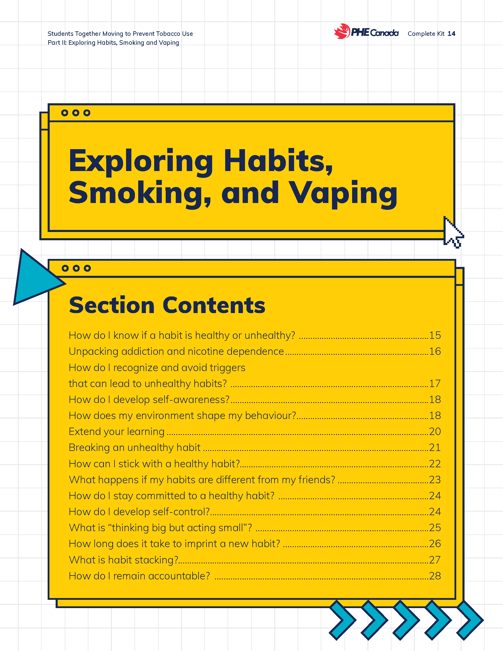 Exploring Habits, Vaping and Smoking