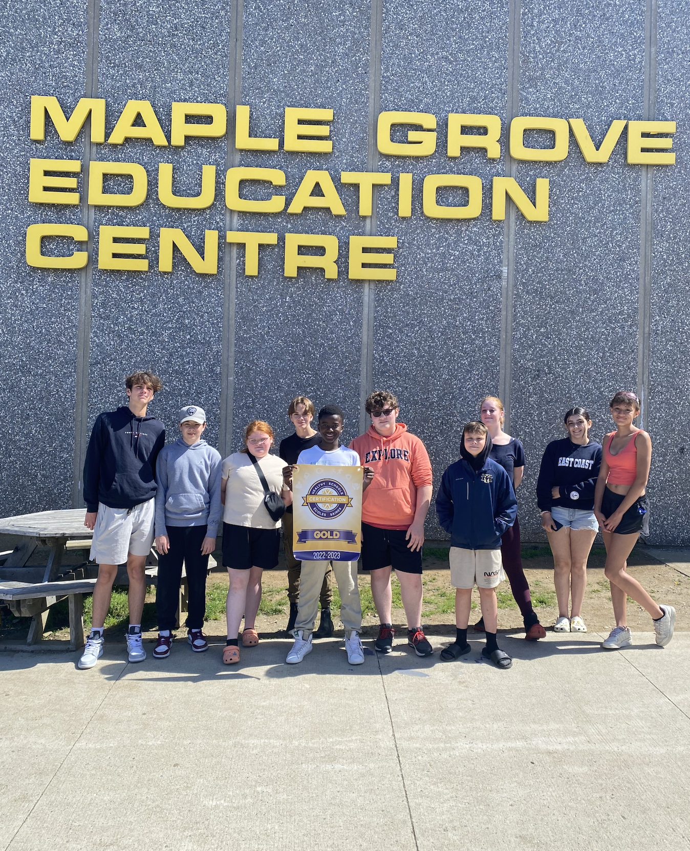 Maple Grove Education Centre Student Action Team