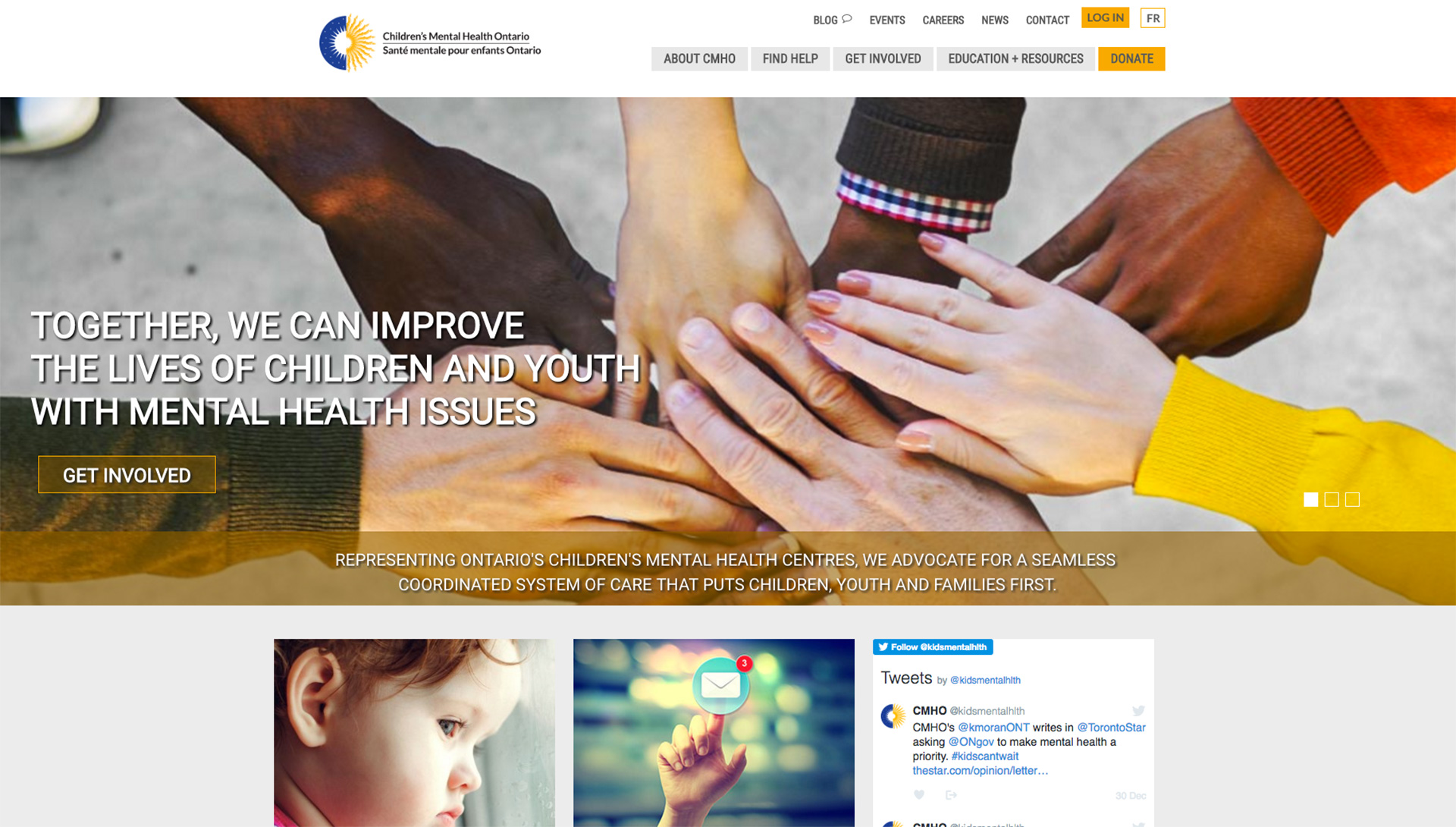 Children's mental health Ontario website