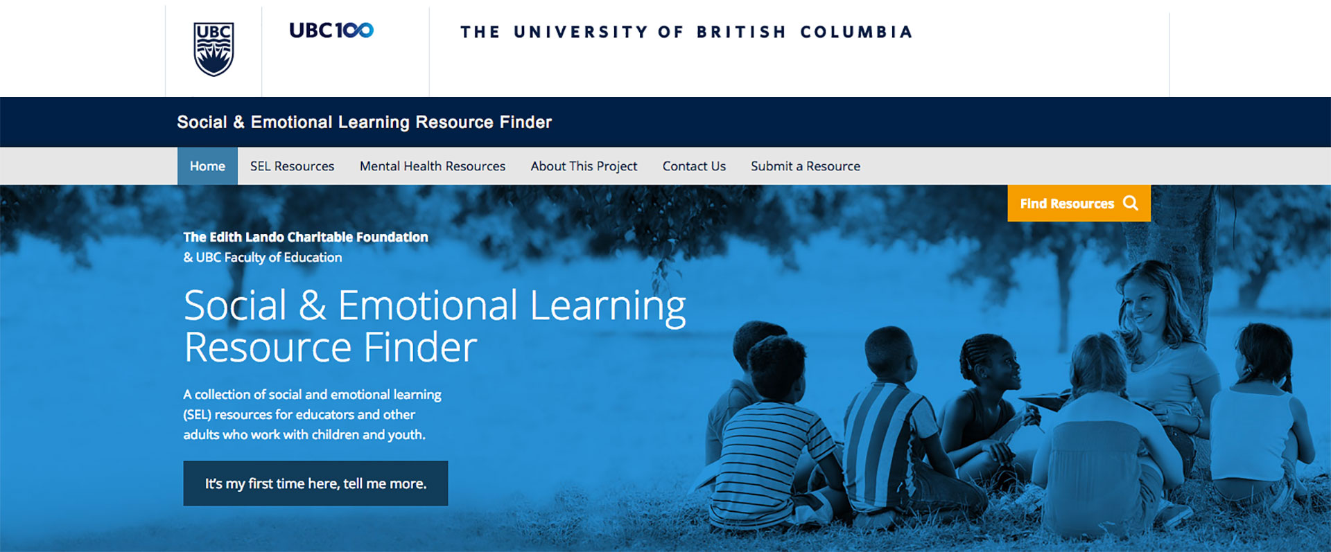 Social emotional learning resource finder
