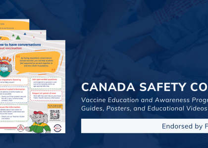 PHE Canada Endorses Vaccine Education and Awareness Program! 