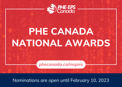 PHE Canada National Awards