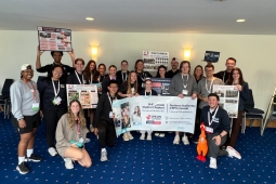 Group photo of the Student Chapter Showcase