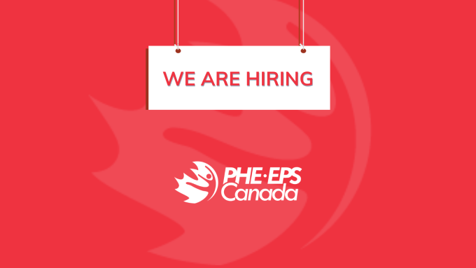 Job posting visual containing the PHE Canada logo and the text "We're Hiring".