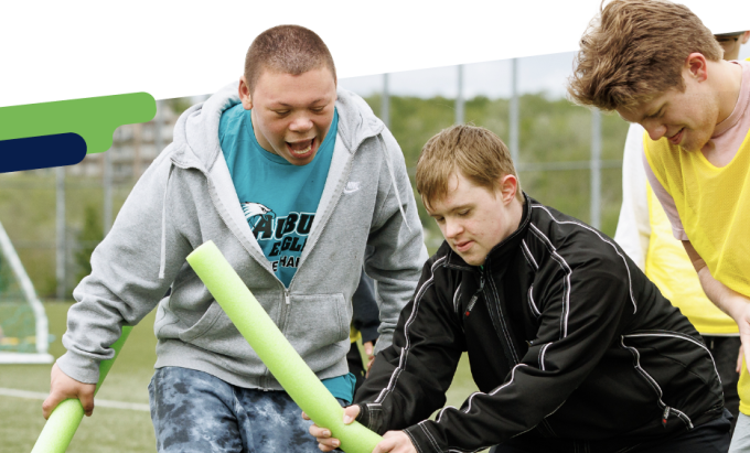 Photo showing students engage in physical activities