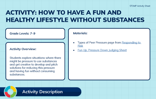 ACTIVITY: HOW TO HAVE A FUN AND HEALTHY LIFESTYLE WITHOUT SUBSTANCES Thumbnail