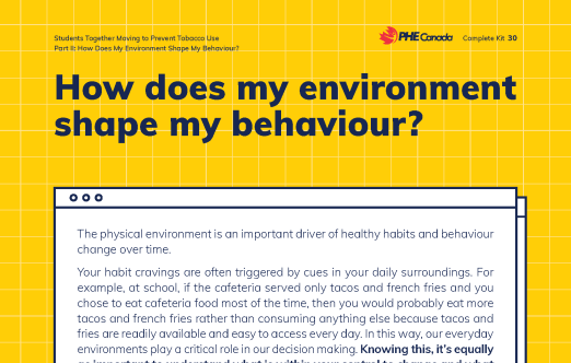 How Environment Shape Behavior 